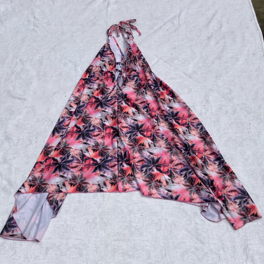Les Tout Petits*Palm Tree Summer Dress*Age 16 $110